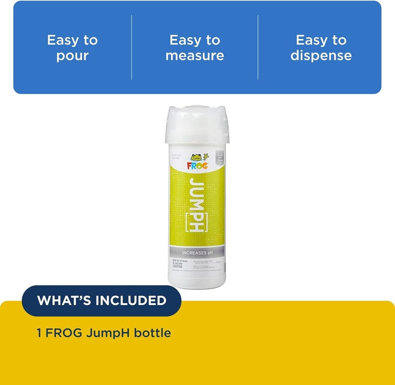 Frog JumpH pH Increaser for Hot Tubs and Swim Spas - 2 lb Bottle with TruDose Measuring Cap for Easy Maintenance & Balancing - 1 Pack - Image 2